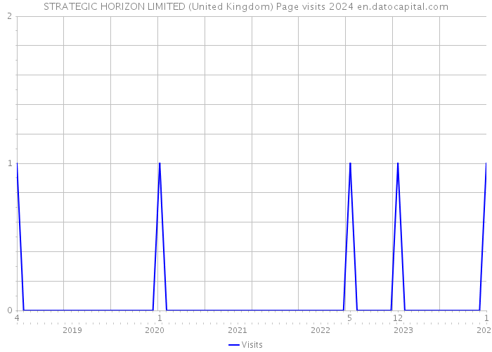 STRATEGIC HORIZON LIMITED (United Kingdom) Page visits 2024 