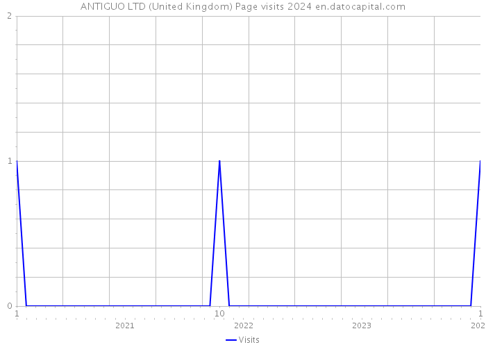 ANTIGUO LTD (United Kingdom) Page visits 2024 