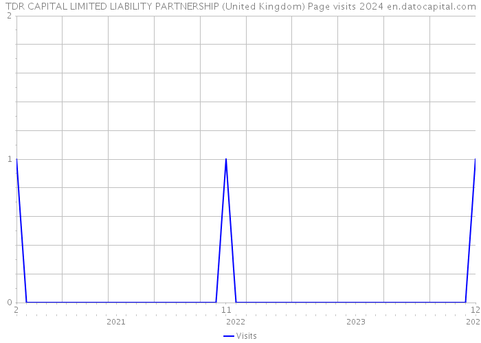 TDR CAPITAL LIMITED LIABILITY PARTNERSHIP (United Kingdom) Page visits 2024 