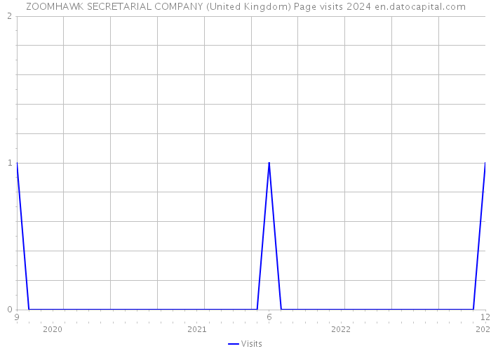 ZOOMHAWK SECRETARIAL COMPANY (United Kingdom) Page visits 2024 