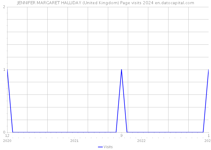 JENNIFER MARGARET HALLIDAY (United Kingdom) Page visits 2024 