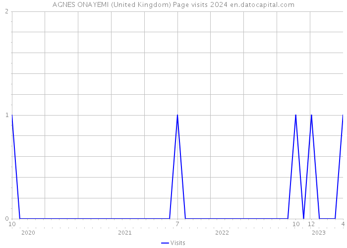 AGNES ONAYEMI (United Kingdom) Page visits 2024 