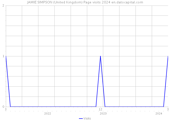 JAMIE SIMPSON (United Kingdom) Page visits 2024 