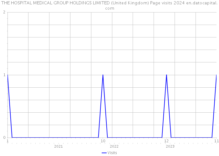 THE HOSPITAL MEDICAL GROUP HOLDINGS LIMITED (United Kingdom) Page visits 2024 