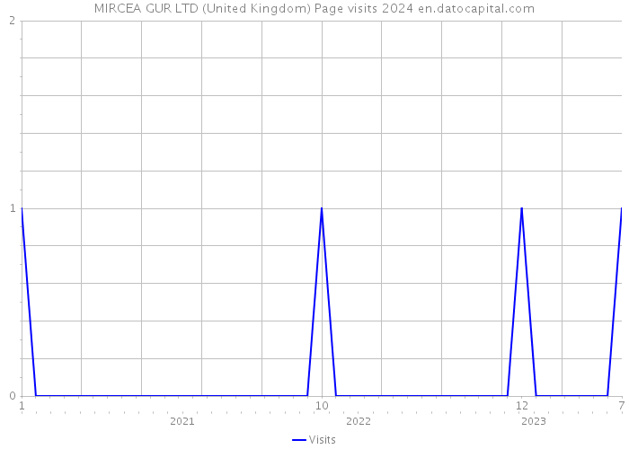 MIRCEA GUR LTD (United Kingdom) Page visits 2024 