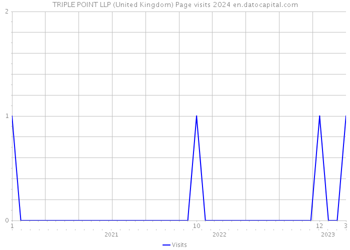 TRIPLE POINT LLP (United Kingdom) Page visits 2024 