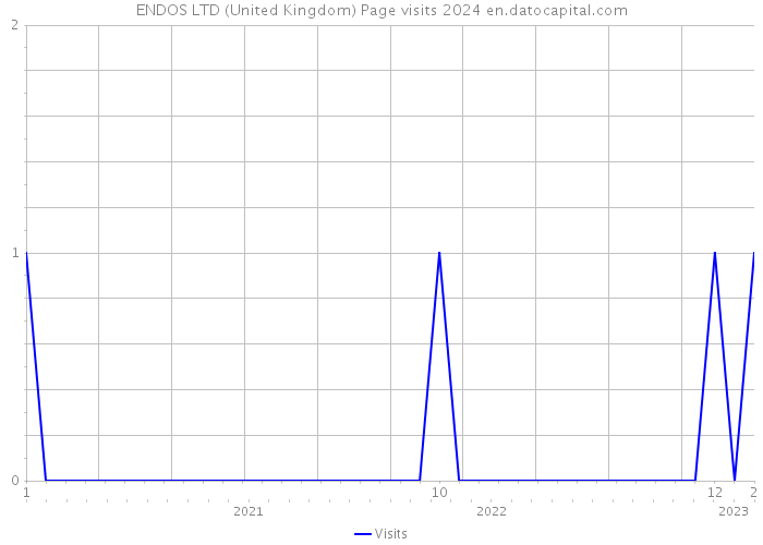 ENDOS LTD (United Kingdom) Page visits 2024 