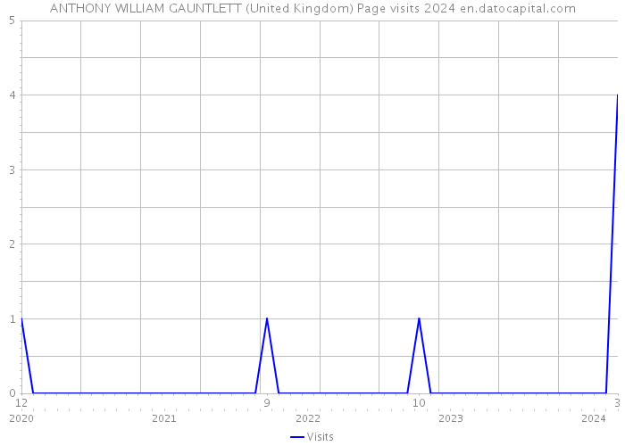 ANTHONY WILLIAM GAUNTLETT (United Kingdom) Page visits 2024 