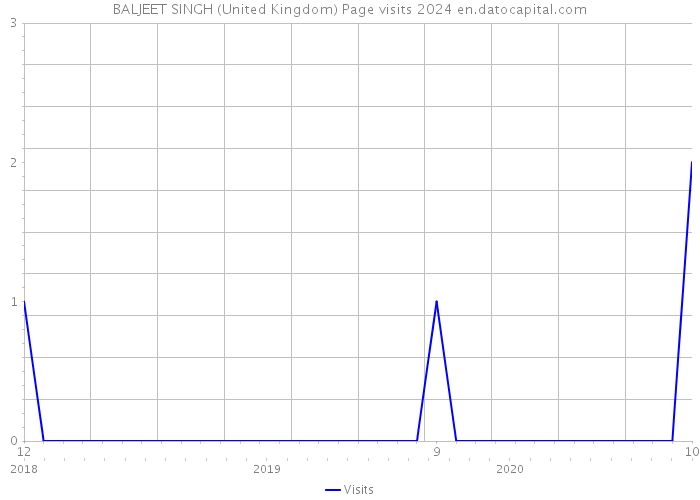 BALJEET SINGH (United Kingdom) Page visits 2024 