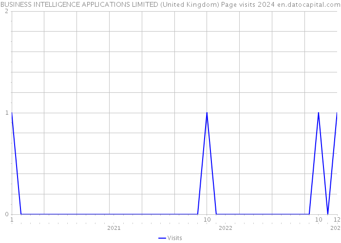 BUSINESS INTELLIGENCE APPLICATIONS LIMITED (United Kingdom) Page visits 2024 