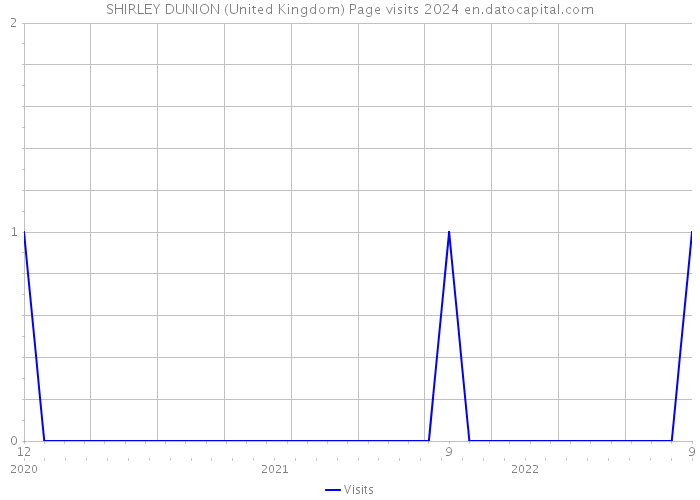 SHIRLEY DUNION (United Kingdom) Page visits 2024 