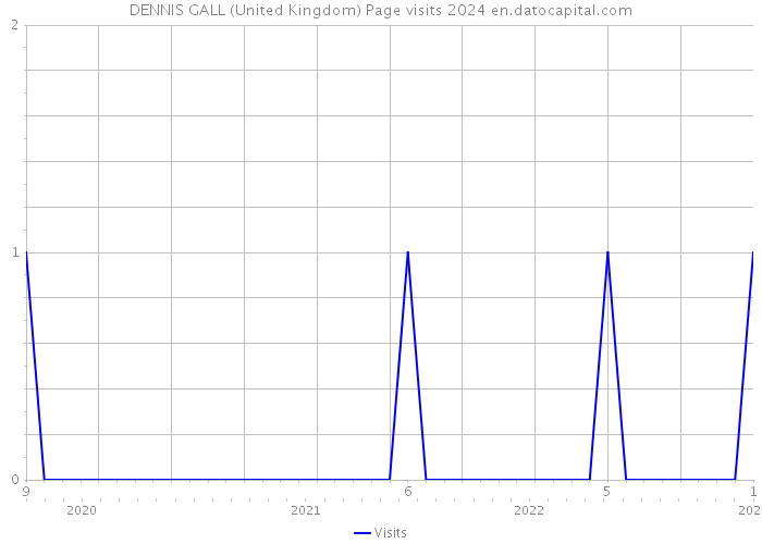 DENNIS GALL (United Kingdom) Page visits 2024 