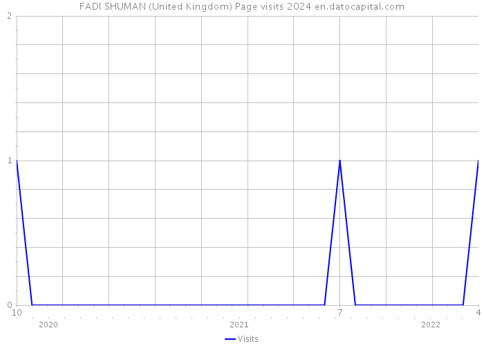 FADI SHUMAN (United Kingdom) Page visits 2024 