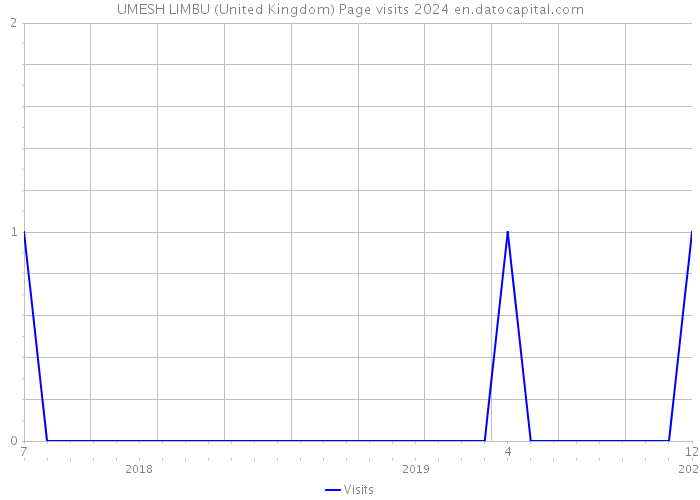 UMESH LIMBU (United Kingdom) Page visits 2024 