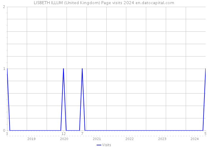 LISBETH ILLUM (United Kingdom) Page visits 2024 