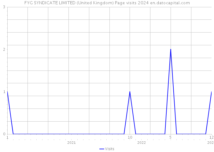 FYG SYNDICATE LIMITED (United Kingdom) Page visits 2024 