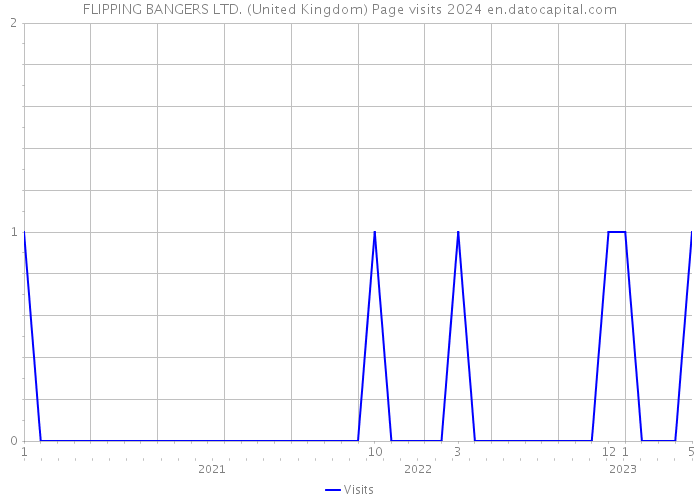 FLIPPING BANGERS LTD. (United Kingdom) Page visits 2024 