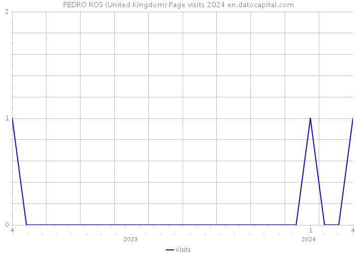 PEDRO ROS (United Kingdom) Page visits 2024 