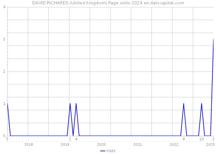DAVID RICHARDS (United Kingdom) Page visits 2024 