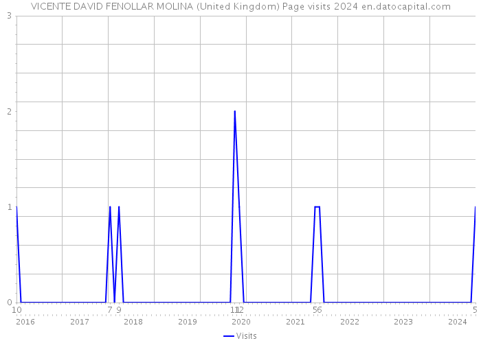VICENTE DAVID FENOLLAR MOLINA (United Kingdom) Page visits 2024 
