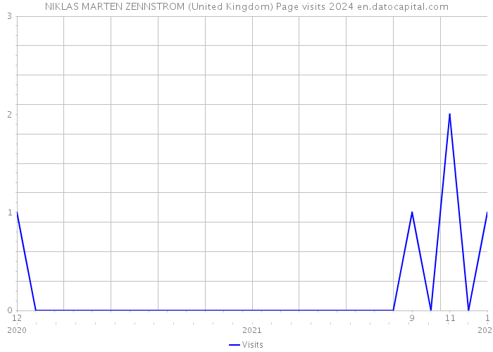 NIKLAS MARTEN ZENNSTROM (United Kingdom) Page visits 2024 