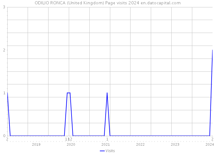 ODILIO RONCA (United Kingdom) Page visits 2024 