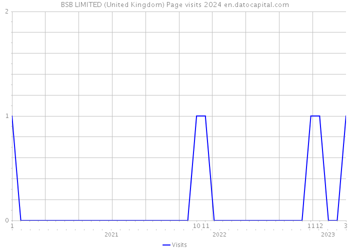 BSB LIMITED (United Kingdom) Page visits 2024 