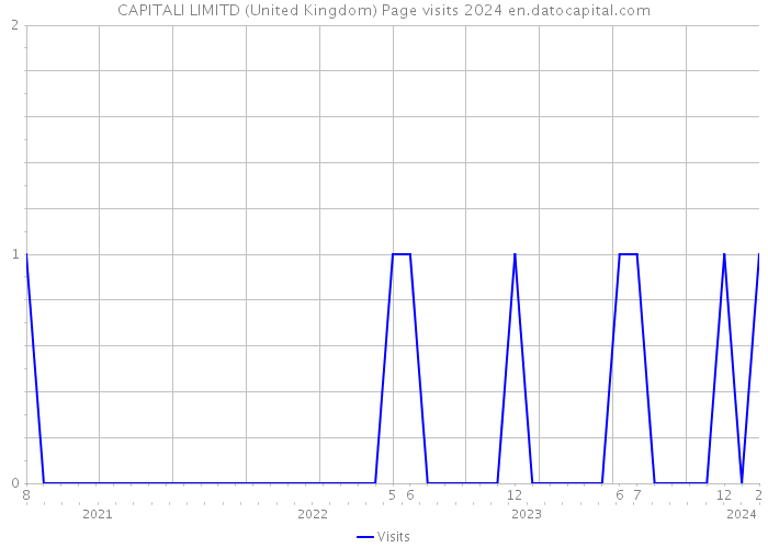 CAPITALI LIMITD (United Kingdom) Page visits 2024 