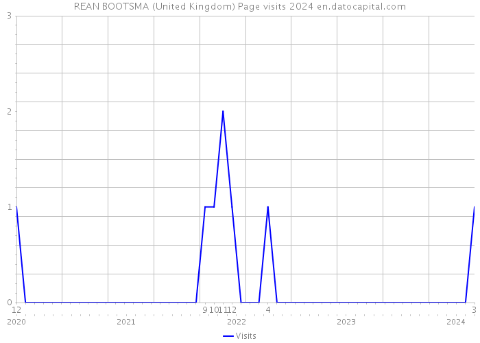 REAN BOOTSMA (United Kingdom) Page visits 2024 