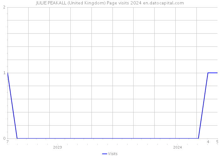 JULIE PEAKALL (United Kingdom) Page visits 2024 
