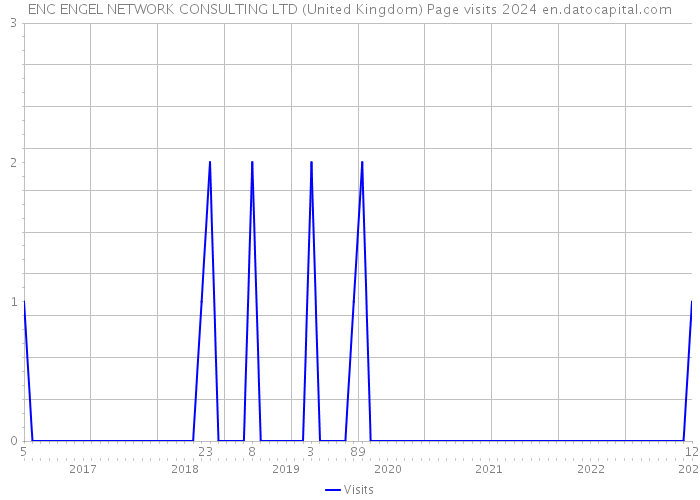 ENC ENGEL NETWORK CONSULTING LTD (United Kingdom) Page visits 2024 