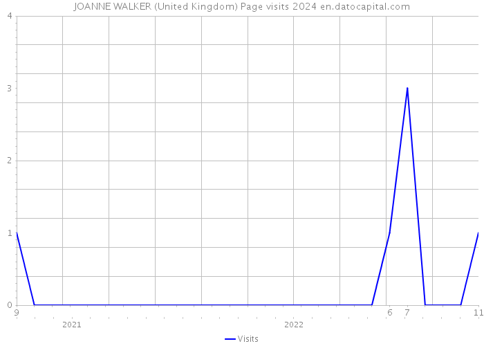 JOANNE WALKER (United Kingdom) Page visits 2024 