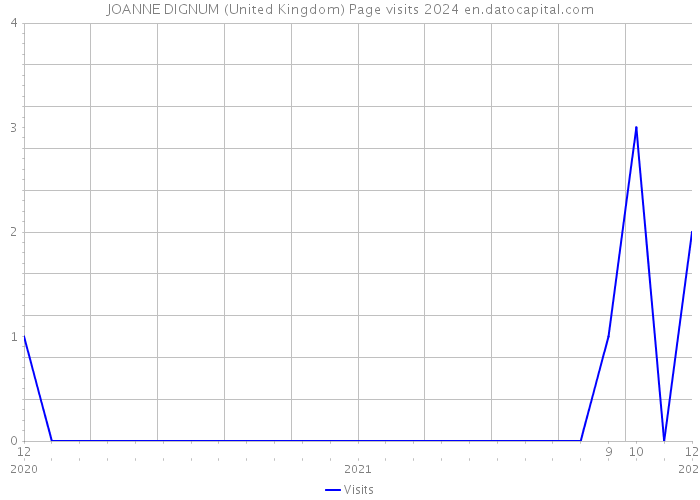 JOANNE DIGNUM (United Kingdom) Page visits 2024 
