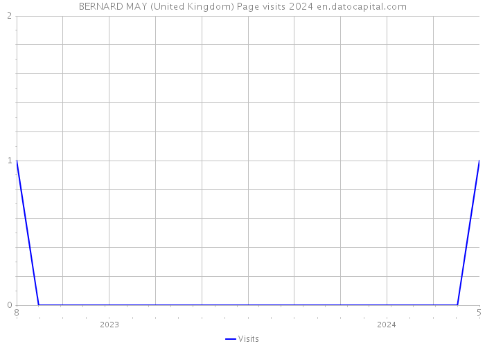 BERNARD MAY (United Kingdom) Page visits 2024 