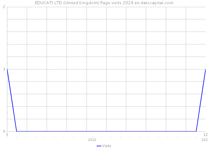 EDUCATI LTD (United Kingdom) Page visits 2024 
