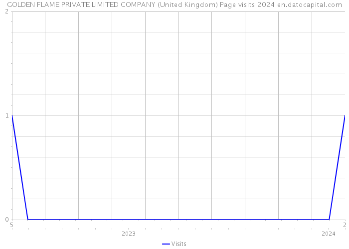 GOLDEN FLAME PRIVATE LIMITED COMPANY (United Kingdom) Page visits 2024 