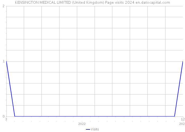 KENSINGTON MEDICAL LIMITED (United Kingdom) Page visits 2024 