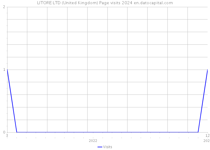 LITORE LTD (United Kingdom) Page visits 2024 