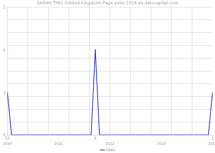 SARAH THIO (United Kingdom) Page visits 2024 