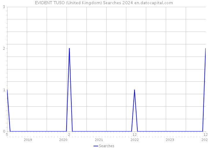 EVIDENT TUSO (United Kingdom) Searches 2024 