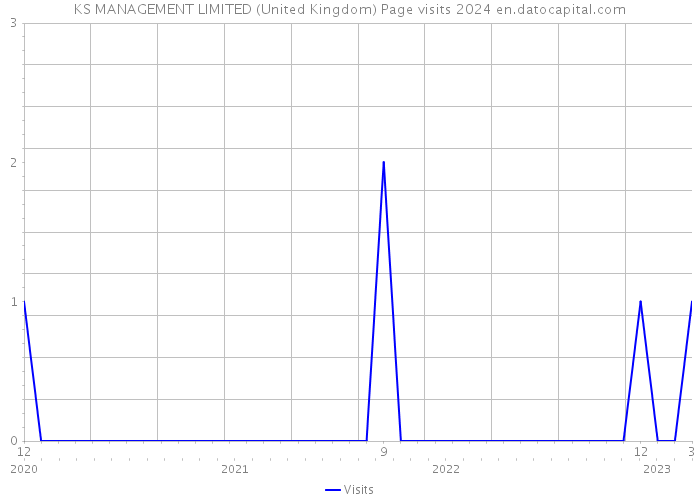 KS MANAGEMENT LIMITED (United Kingdom) Page visits 2024 