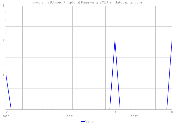 Jisoo Shin (United Kingdom) Page visits 2024 