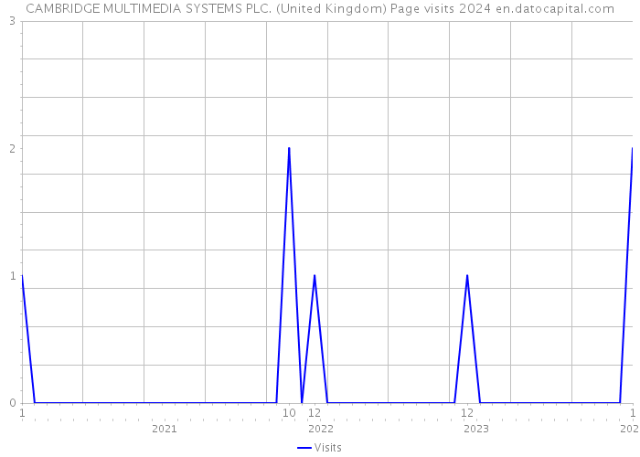 CAMBRIDGE MULTIMEDIA SYSTEMS PLC. (United Kingdom) Page visits 2024 