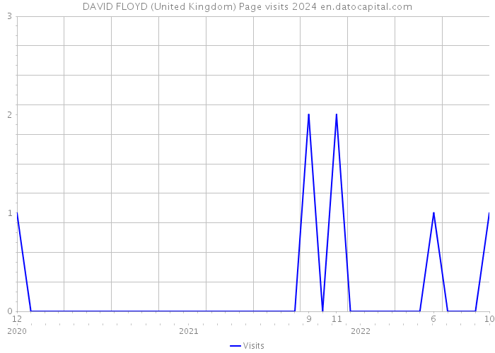DAVID FLOYD (United Kingdom) Page visits 2024 
