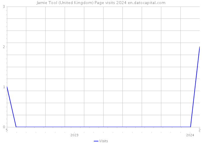 Jamie Tool (United Kingdom) Page visits 2024 