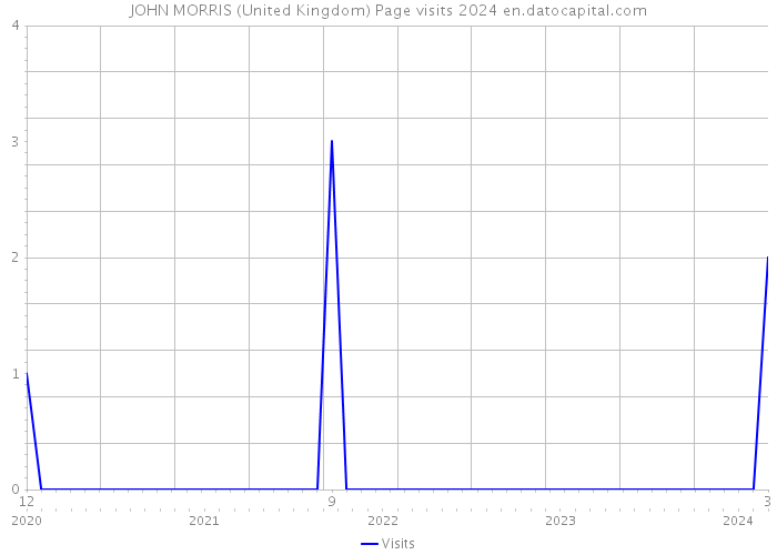 JOHN MORRIS (United Kingdom) Page visits 2024 