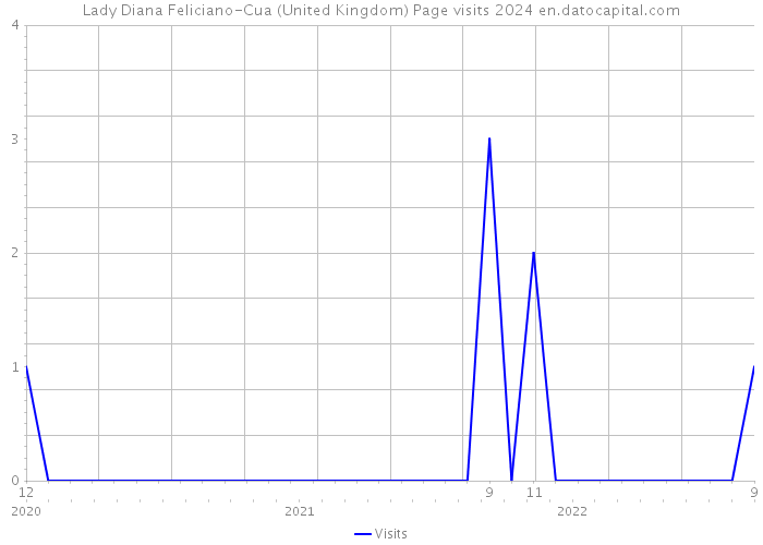 Lady Diana Feliciano-Cua (United Kingdom) Page visits 2024 