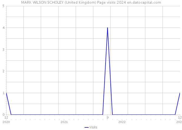 MARK WILSON SCHOLEY (United Kingdom) Page visits 2024 