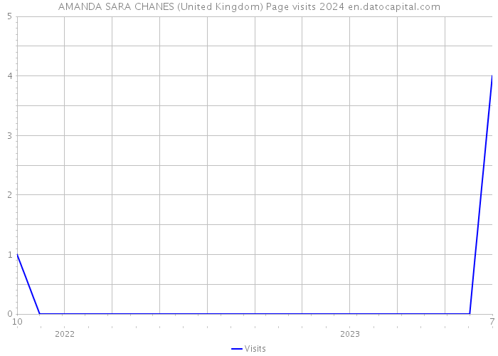 AMANDA SARA CHANES (United Kingdom) Page visits 2024 