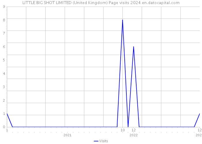 LITTLE BIG SHOT LIMITED (United Kingdom) Page visits 2024 